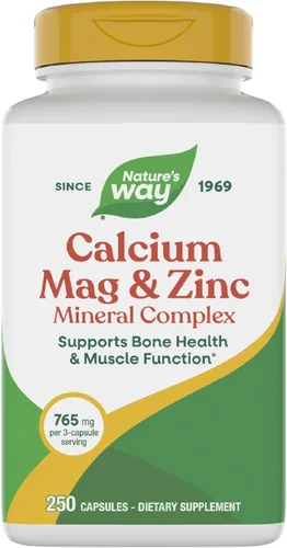 Vista 9 de Nature's Way Calcio, magnesio y zinc 765 mg por porción 100 cápsulas