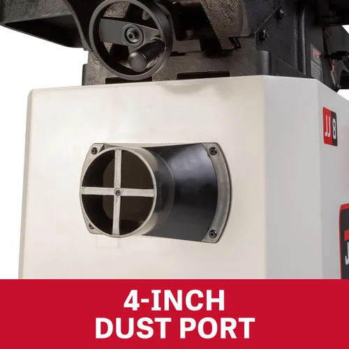 Vista 18 de JET Cepilladora negra de 8 pulgadas, cabezal de corte helicoidal, 2 HP, 230V 1Ph (JWJ-8HH-BLK)