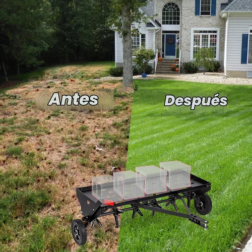 Vista 6 de Suchtale Aireador de remolque de 40 pulgadas con enganche universal, aireador de enchufe de remolque con barra de remolque extra ancha, aireador