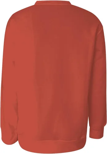 Vista 2 de Mthrpn Blusas para mujer, a la moda, elegante, casual, de manga larga, cuello redondo, linda, ajuste relajado
