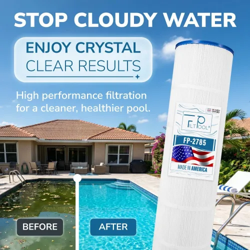 Vista 10 de FP-2785 - Cartucho de filtro de piscina paquete de 4 para Jandy CL340 Sustituye a R0554500 Filtración eficiente, fácil ajuste Filtpool