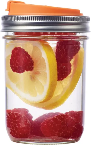 Vista 11 de Jarware Tapa de infusión de frutas para frascos Mason de boca regular, color verde (paquete de 2)