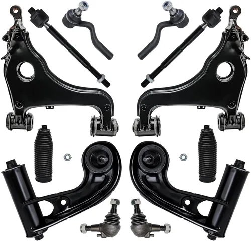 Vista 43 de Detroit Axle - Kit de extremo delantero para Hyundai Sonata XG350 XG300 Kia Optima, 2 brazos de control superiores con juntas de bola, 2 brazos