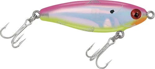 Vista 5 de MirrOLure Mirrolure 17 Mr Mirrodine Suspend Twitchbait Silver 25 8 in 3 Oz Rojo Bk/Blanco/Plata