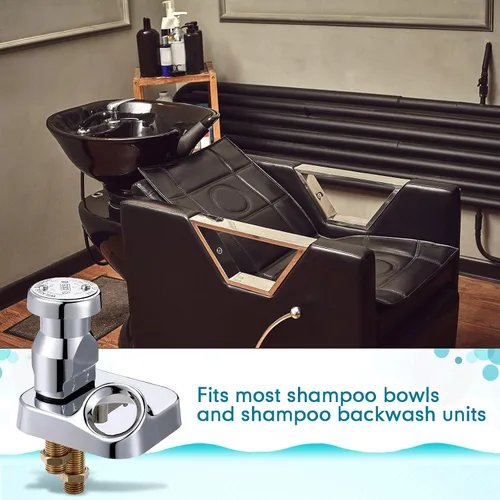 Vista 6 de Kit de interruptor de vacío para tazón de champú, repuesto de piezas para fregadero de salón (8 piezas)