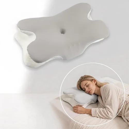 Vista 10 de Almohada cervical de espuma viscoelástica para soporte de Gris Oscuro