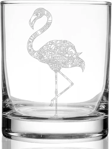 Vista 8 de SPIRIT ANIMAL BEAR - Rocas de whisky grabadas de vidrio de 11.5 onzas Inspirado en criaturas de animales de la naturaleza Gran idea de regalo