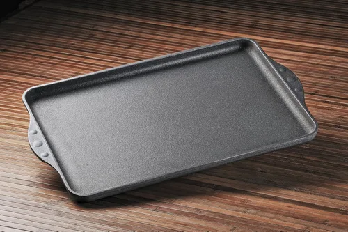Vista 2 de Swiss Diamond Plancha antiadherente HD Classic de doble quemador - 17" x 11