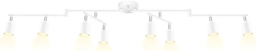 Vista 10 de BoostArea Kit de Iluminación de Riel LED de 2 Luces, Blanco Iluminación de Focos de Techo de 2 Vías, Cabezal de Luz Flexiblemente Giratorio