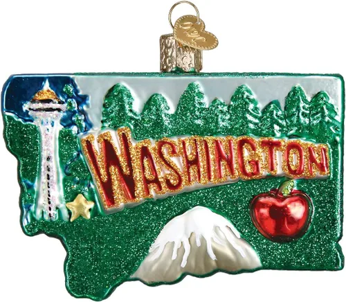 Vista 60 de Old World Christmas - Adorno de bebé blanco de un solo pieza de vidrio soplado para árbol de Navidad, decoración festiva hecha a mano, colección