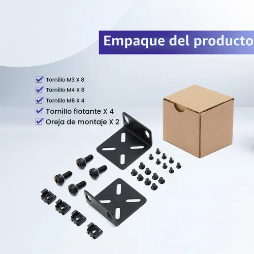 Vista 5 de Kit de montaje en rack para switches de 17.3 pulgadas, orejas de rack ajustables para productos Buffalo Tech, Cisco, NETGEAR, Dell, D-Link, Linksys
