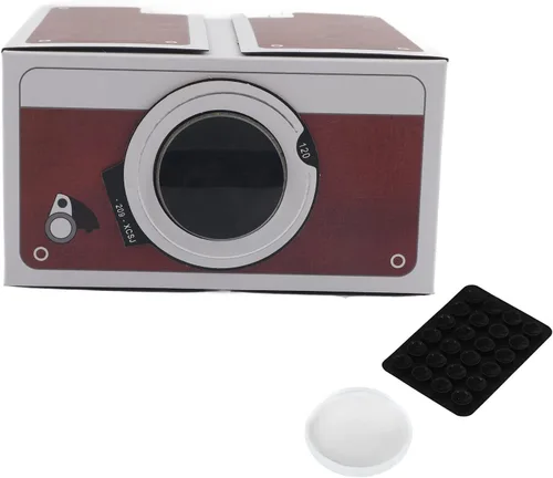 Vista 6 de Mini proyector, DIY Cartón Smartphone Proyector Segunda Generación Mini DIY Hogar Portátil Teléfono Móvil Proyector Teléfono Móvil Proyector