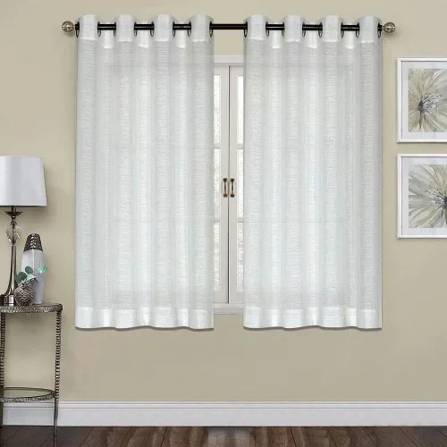 Vista 43 de Everyday Celebration Cortinas de ventana 100% opacas para puerta corrediza de ventana, cortinas opacas con forro térmico, cortinas con ojales