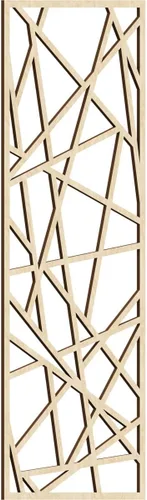 Vista 23 de Conway Paneles de pared decorativos de madera con calado, 9 3/8 pulgadas de ancho x 24 3/8 pulgadas de alto x 1/4 de alto, aliso