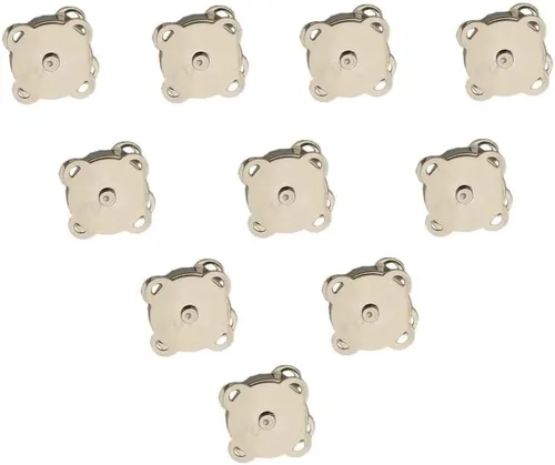 Vista 7 de WAFJMAF - 10 juegos de cierres magnéticos para bolsas, botones a presión, monedero ideal para cierre, bolso, ropa, costura, manualidades, no Negro