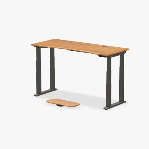 Vista 36 de UPLIFT DESK Bamboo Curve - Escritorio eléctrico de pie V2 (60 x 30 pulgadas), escritorio de pie ajustable de 4 patas, teclado avanzado, ojales