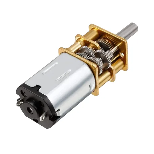 Vista 2 de N20 DC3V Mini Motor de engranajes metálicos 15RPM Reducción de velocidad Micro Motor de engranaje de metal Micro Motor 2PCS