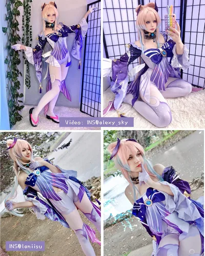 Vista 3 de NSPSTT Genshin Impact Cosplay - Disfraz de todos los personajes, juego completo, disfraz de Halloween para mujeres y hombres