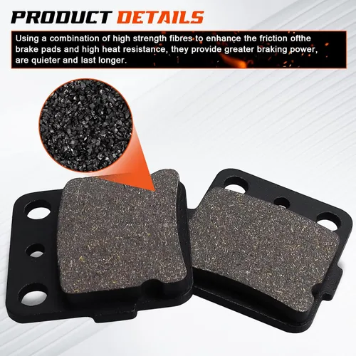 Vista 4 de Pastillas de freno 400ex para Honda TRX400X 2009-2014/TRX400EX Sportrax 400 2001-2008/TRX400EX Fourtrax 1999-2000/TRX300EX Fourtrax 300
