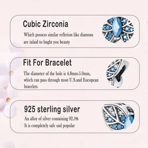 Vista 89 de LNQOBU Happy Life - Colgante para pulseras de abalorios, plata de ley 925 para mujer (con un espaciador de cuentas)