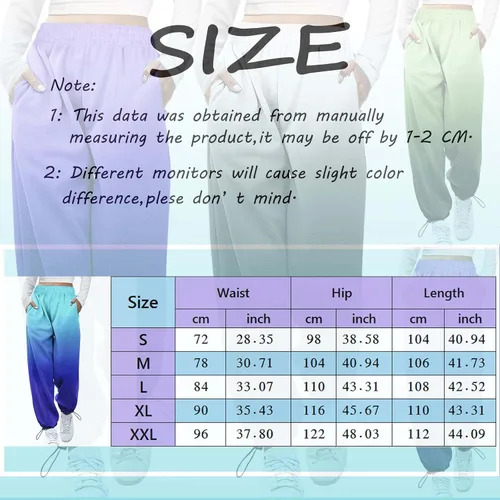 Vista 5 de Pantalones deportivos de invierno para mujer, de cintura alta, con cordón ajustable, pantalones de entrenamiento