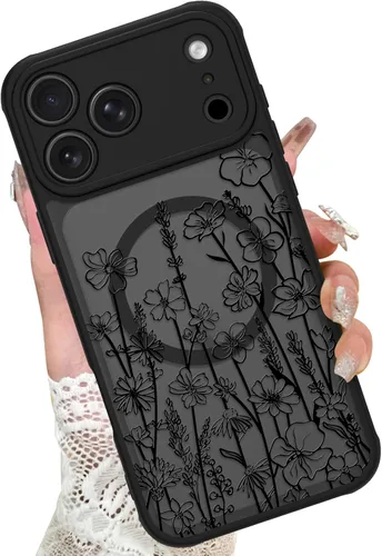 Vista 56 de KANGHAR - Funda para iPhone 11 [Compatible con Magsafe] Patrón estampado de leopardo Lindo guepardo Funda protectora magnética para niñas, mujeres
