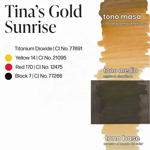 Vista 4 de Perma Blend - Tina's Gold Sunrise - Modificador de tinta Microblading - Tinta de tatuaje profesional - Maquillaje de tinta de tatuaje marrón