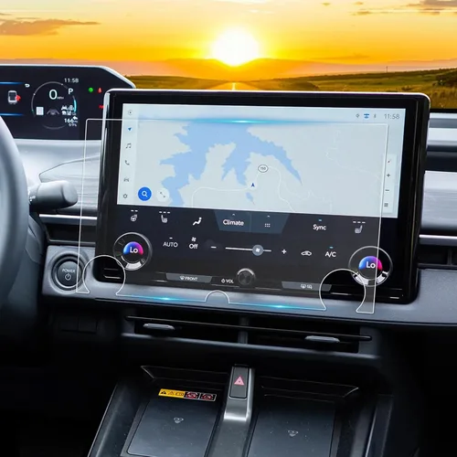 Vista 21 de YEE PIN Protector de pantalla para 2014-2019 4Runner Entune 6.1 pulgadas/2013 BRZ, protector de pantalla táctil de cristal templado para navegación