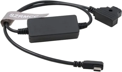 Vista 6 de SZRMCC Almohadilla de teléfono móvil, tableta, Mac-Book, dispositivo USB C tipo C a D-tap PD Cable de alimentación de carga rápida para montaje en V