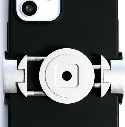 Vista 8 de Loop Micro Mount - Soporte de teléfono de bicicleta súper compacto para iPhone y Samsung - Soporte de tapa de vástago de metal, fácil instalación