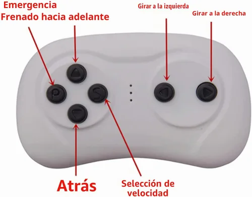 Vista 5 de CSR-12T-1B 12V 2.4G Control remoto Bluetooth y kit de receptor, piezas de repuesto de caja de control de controlador de coche eléctrico para niños
