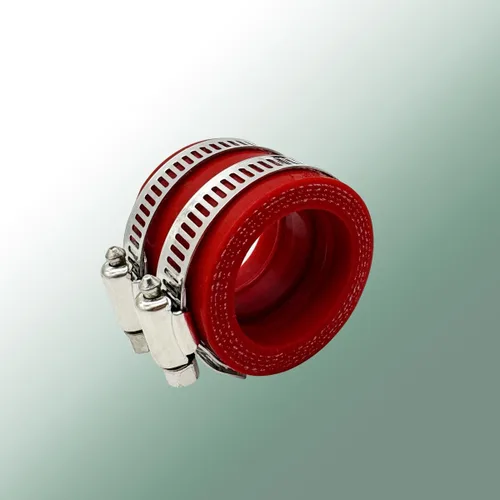 Vista 2 de 35 40 45mm Tubo de admisión de carburador Junta de bota del colector Adaptador para Dirt Pit Bike Motocicleta (35mm/Rojo)