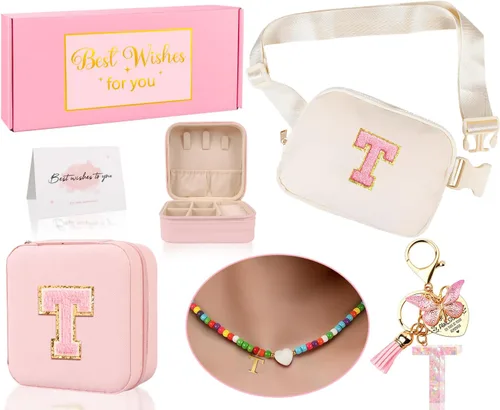 Vista 20 de Riñonera personalizada para niñas, Blanco Rosa, Small