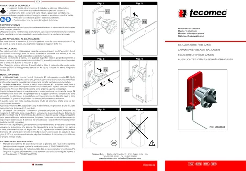 Vista 5 de Tecomec Made in Italy Blade Balancer - Soporte magnético de pared