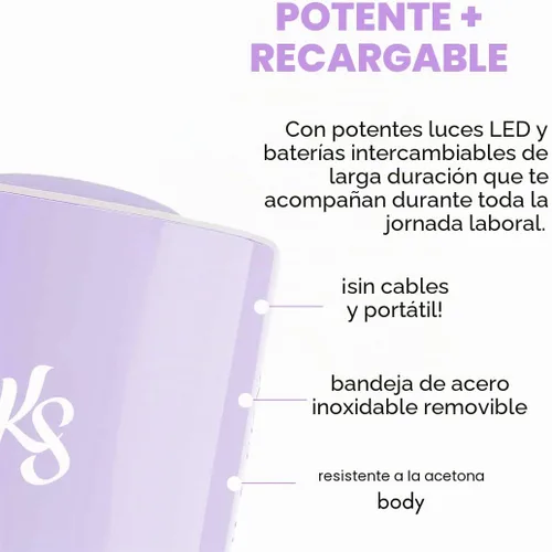 Vista 2 de KIARA SKY Purple Lavender Beyond Pro Vol 2 - Lámpara LED recargable Lavanda