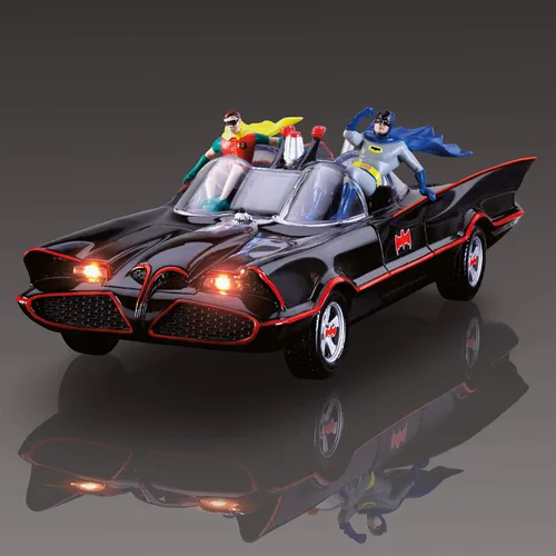 Vista 4 de The Bradford Exchange Batman Classic TV Series Batmobile Escultura