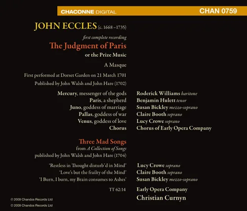 Vista 2 de Eccles Judgement of Paris Three Mad Songs