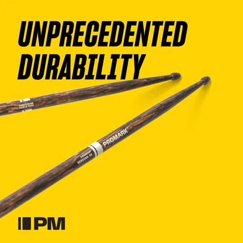 Vista 8 de ProMark Scott Johnson FireGrain Signature Marching Snare Drum Sticks - FireGrain para tocar más duro, más tiempo - Sin exceso de vibración - Acabado