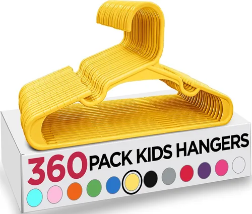 Vista 56 de Utopia Home Paquete de 20 Perchas para Niños - Perchas de Plástico para Bebé de 11.5 Pulgadas para Armario - Perchas para Niños para Ropa y Percha