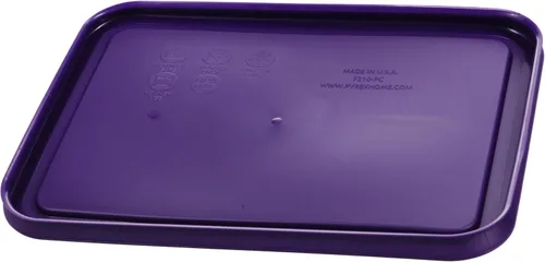 Vista 4 de Pyrex 7210-PC - Tapa de plástico sin BPA, 3 tazas, color morado ciruela, fabricada en Estados Unidos