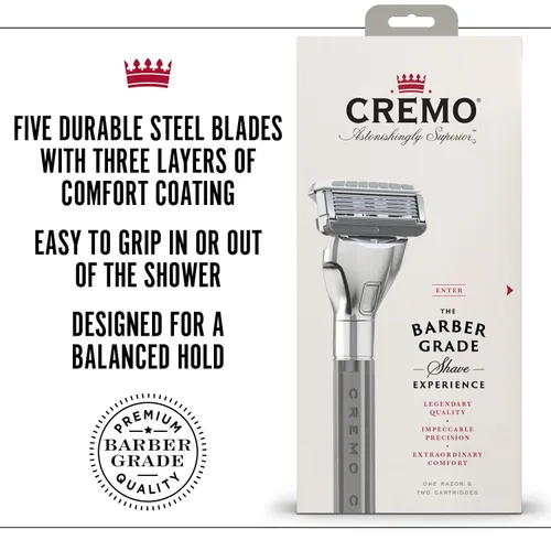 Vista 3 de Cremo Asombrosamente superior grado peluquero sistema recargable maquinilla de afeitar