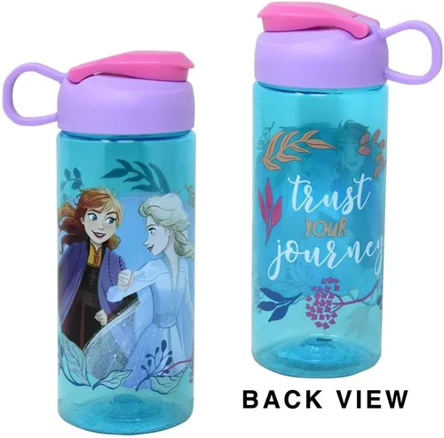 Vista 2 de Disney Frozen Fiambrera y botella de agua para niños – Paquete con Elsa y Anna suministros escolares más calcomanías y más