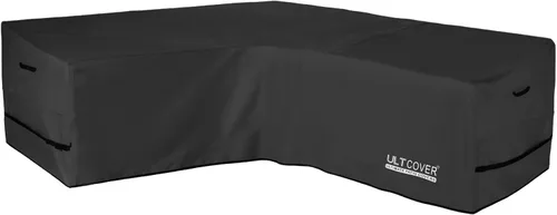 Vista 24 de ULTCOVER Funda de sofá modular para patio en forma de L con orientación a la izquierda, impermeable para muebles de sección exterior de 4 plazas