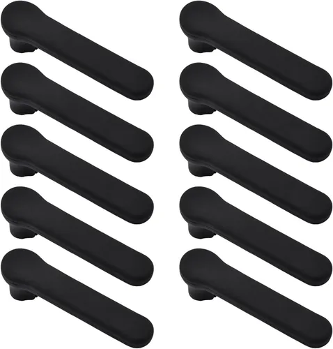 Vista 13 de Fundas para manijas de puerta, 2 guantes de silicona con bonito diseño de máscara de seguridad, cubierta de perilla antiestática para manijas