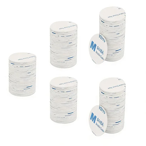 Vista 7 de 100 cintas de espuma de doble cara con almohadilla cuadrada fuerte, cinta de montaje resistente de 0.98 x 0.97 pulgadas, ideal para paredes