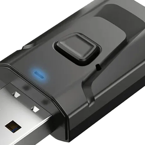 Vista 4 de Transmisor Bluetooth, 4 en 1 USB Bluetooth5.0 receptor de calidad de sonido claro Plug and Play Adaptador de audio estable