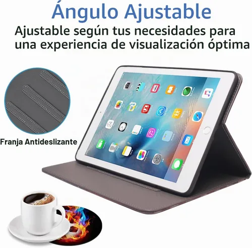 Vista 3 de Funda para iPad 10.2 de 8ª generación 2020 / 7ª generación 2019 / iPad Air de 10.5 pulgadas 2019 / iPad Pro 10.5, funda protectora duradera a prueba