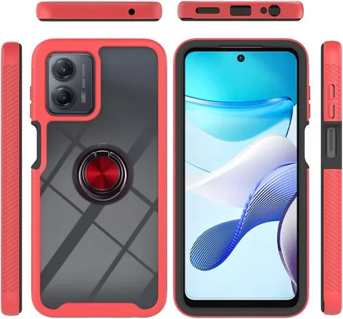 Vista 127 de Funda compatible con Xiaomi Poco X3 NFC, compatible con Xiaomi Poco X3 Pro/Poco X3 Ring Stand 3 en 1, color negro