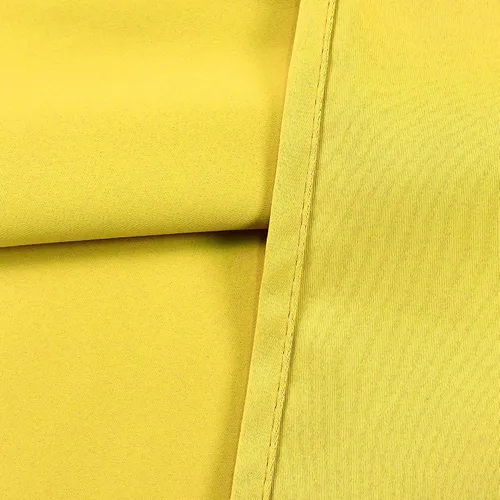 Vista 6 de DECOVSUN Cenefa de cortina opaca amarilla brillante para ventanas de cocina, cenefa opaca con ojales para dormitorio, cenefa corta y recta para sala
