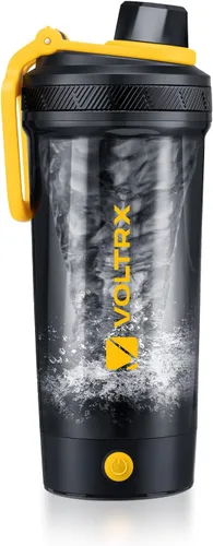 Vista 12 de VOLTRX Botella agitadora, Mezclador eléctrico recargable USB C con Gallium para batidos de proteínas, Vasos agitadores para batidos de proteínas